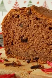 Gingerbread cake without sugar - sweet and moist