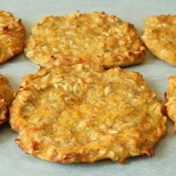 Carrot and oat fritters