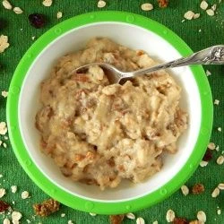 Porridge with oatmeal and semolina