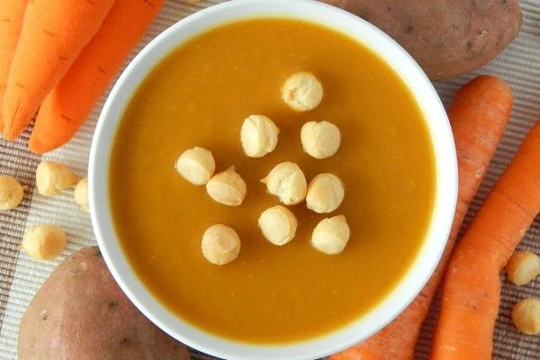 Sweet potato carrot soup